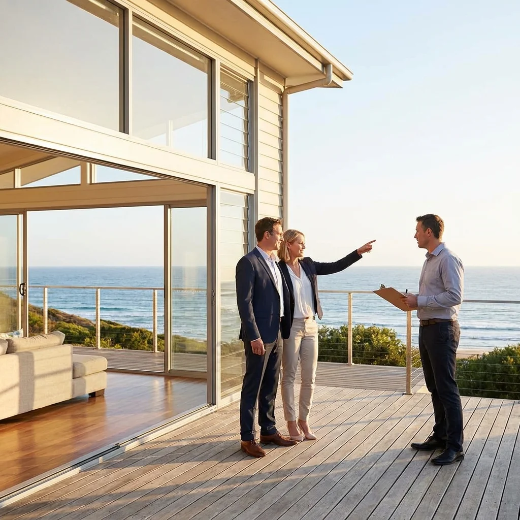A high-quality image of a Northern Beaches property, representing a typical pre-purchase scenario.